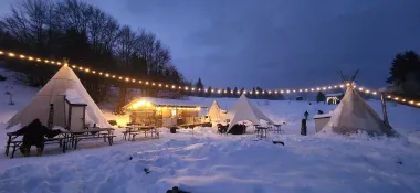 Un week-end neige et rires dans les Bauges pour les enfants et leur fratrie